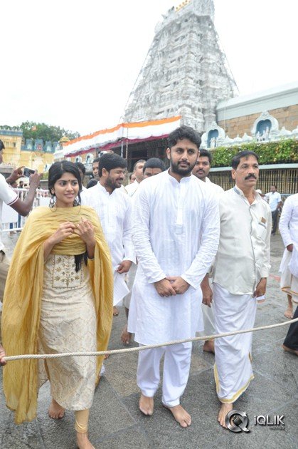 Lie-Movie-Team-At-Tirumala